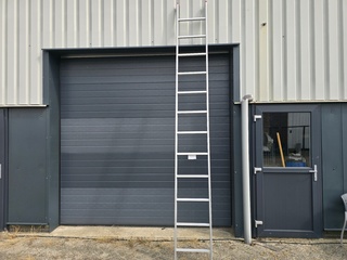 Trap ladder 3,3 m STS, aluminium